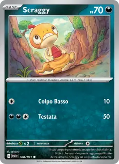 Scraggy, Destino di Paldea Nº 060 Normal