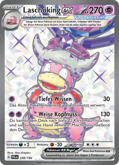 Laschoking-ex, Entwicklungen in Paldea Nº 238 Holo