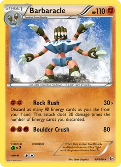 Barbaracle, Flashfire Nº 49 Normal
