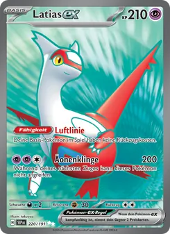 Latias-ex, Stürmische Funken Nº 220 Holo