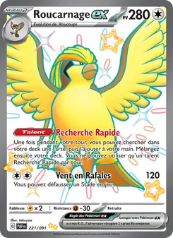 Roucarnage-ex, Destinées de Paldea Nº 221 Holo