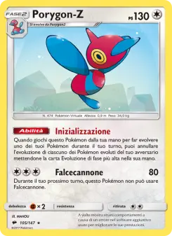 Porygon-Z, Ombre Infuocate No. 105 Holo