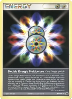 Double Énergie Multicolore, EX Émeraude No. 87 Normal
