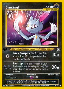 Sneasel, Neo Genesis No. 25 Normal