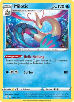 Milotic, Flammende Finsternis No. 39 Holo