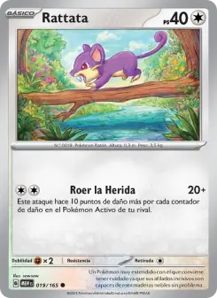 Rattata, 151 Nº 019 Normal