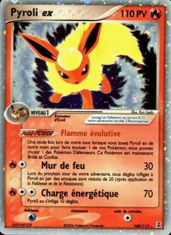 Pyroli ex, EX Espèces Delta No. 108 Holo