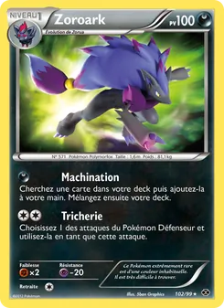 Zoroark, Destinées Futures No. 102 Normal