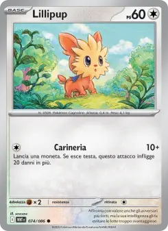 Lillipup, Fuoco Bianco No. 074 Normal