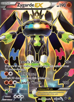 Zygarde EX, Fates Collide No. 54a Normal
