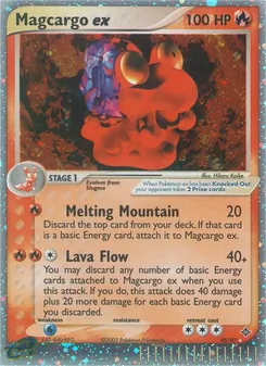 Magcargo ex, Dragon No. 95 Holo