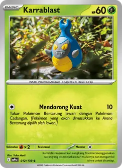 Karrablast, Ikatan Takdir No. 012 Normal
