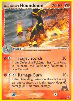 Team Magma's Houndoom, Team Magma vs Team Aqua No. 34 Normal