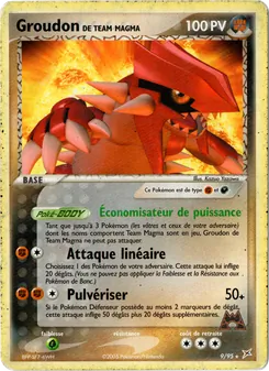 Groudon de Team Magma, EX Team Magma vs Team Aqua Nº 9