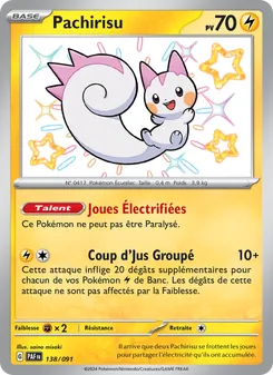Pachirisu, Destinées de Paldea No. 138 Holo