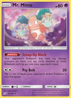 Mr. Mime, Team Up Nº 66 Normal
