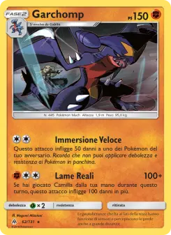 Garchomp, Apocalisse Di Luce No. 62 Normal