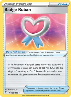 Badge Ruban, Évolution Céleste No. 155 Normal