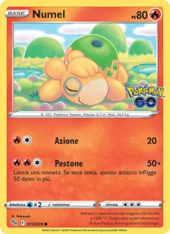 Numel, Pokémon GO No. 013 Normal