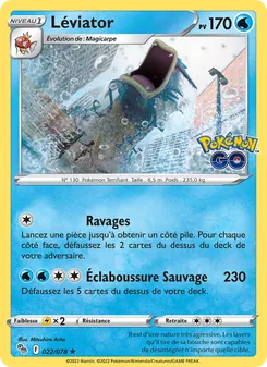 Léviator, Pokémon GO No. 022 Holo