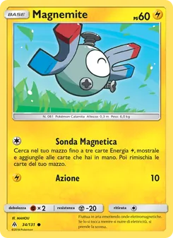 Magnemite, Apocalisse Di Luce No. 34 Normal