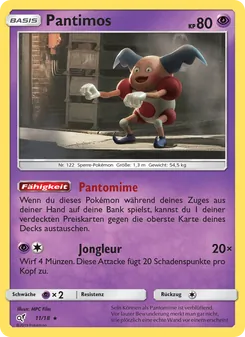Pantimos, Meisterdetektiv Pikachu Nº 11 Normal
