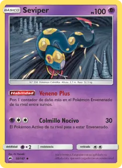Seviper, Sombras Ardientes No. 50 Normal