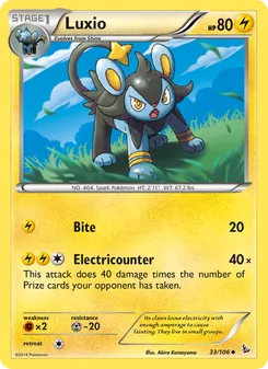Luxio, Flashfire No. 33 Normal