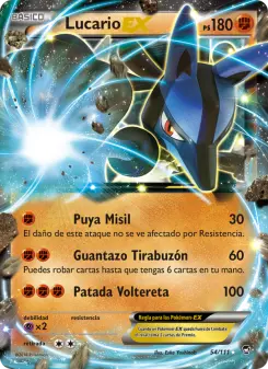 Lucario EX, Puños Furiosos Nº 54 Normal