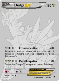 Dialga EX, Forze Spettrali Nº 122 Normal