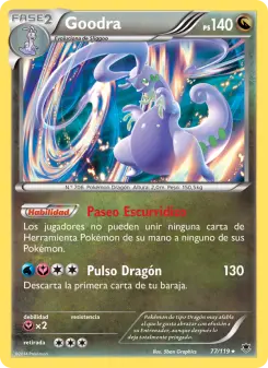Goodra, Fuerzas Fantasmales No. 77 Normal