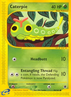 Caterpie, Expedition Base Set No. 96 Normal