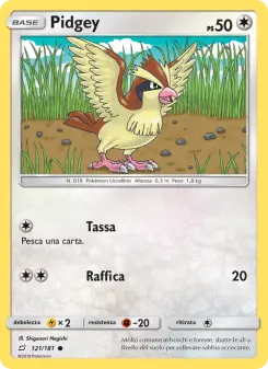 Pidgey, Gioco di Squadra No. 121 Normal