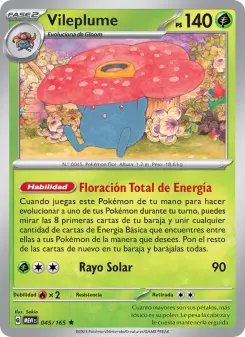 Vileplume, 151 No. 045 Holo