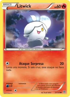 Litwick, Tormenta Plasma No. 21 Normal