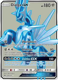 Dialga GX, Grauen Der Lichtfinsternis Nº 125 Normal