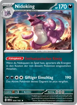 Nidoking, 151 Nº 034 Holo