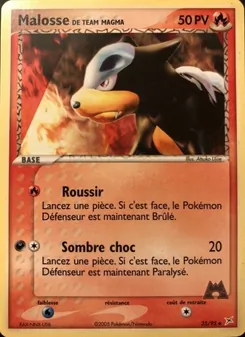 Malosse de Team Magma, EX Team Magma vs Team Aqua Nº 35 Normal