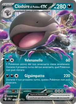 Clodsire di Paldea-ex, Avventure Insieme Nº 094 Holo
