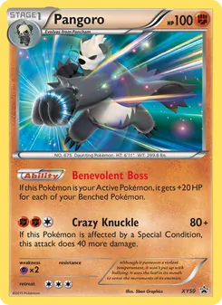 Pangoro, XY Black Star Promos No. XY50 Normal