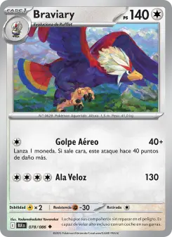 Braviary, Fulgor Negro No. 078 Normal