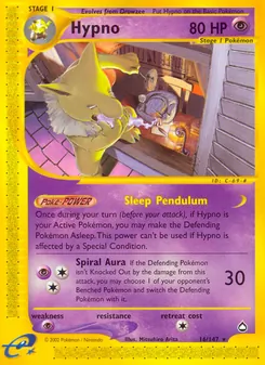 Hypno, Aquapolis No. 16 Normal