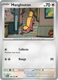Manglouton, Méga-Évolution No. 109 Normal