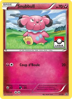 Snubbull, Bienvenue à Kalos Nº 22 Normal