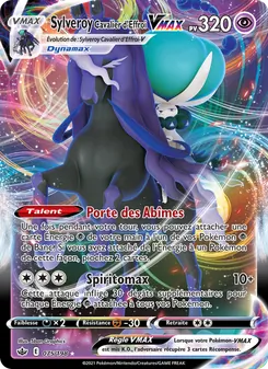 Sylveroy Cavalier d'Effroi VMAX, Règne de Glace Nº 75 Holo