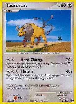Tauros, Legends Awakened No. 74 Normal