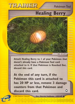 Healing Berry, Aquapolis Nº 125 Normal