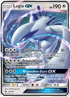 Lugia GX, Echo des Donners No. 159 Normal