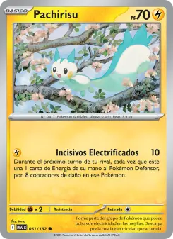 Pachirisu, Megaevolución No. 051 Normal