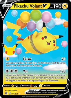 Pikachu Volant V, Célébrations No. 6 Holo